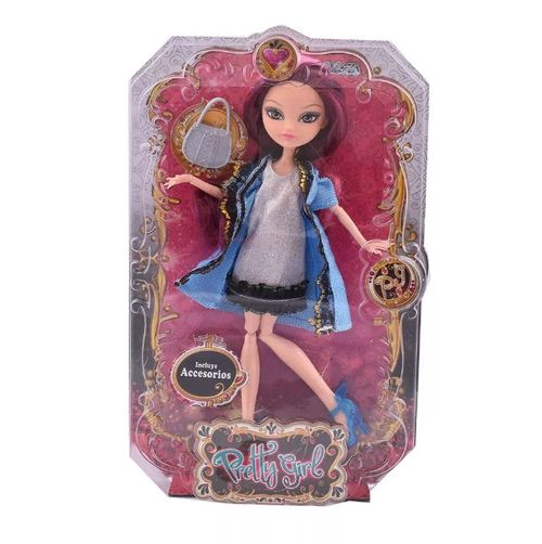 Muñecas Pretty Girls Chaqueta Celeste