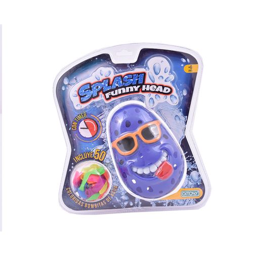 Juego de Bombitas de Agua Splash Timer Funny Head Azul