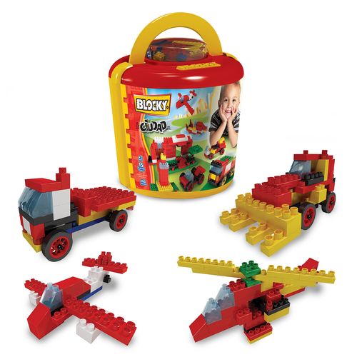 Blocky Balde Ciudad 100 Piezas