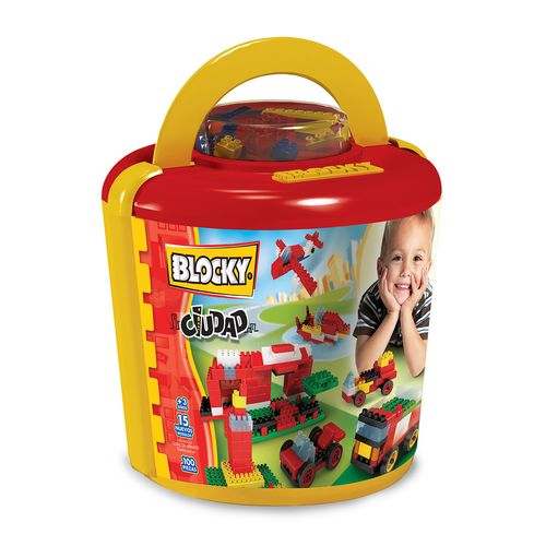 Blocky Balde Ciudad 100 Piezas