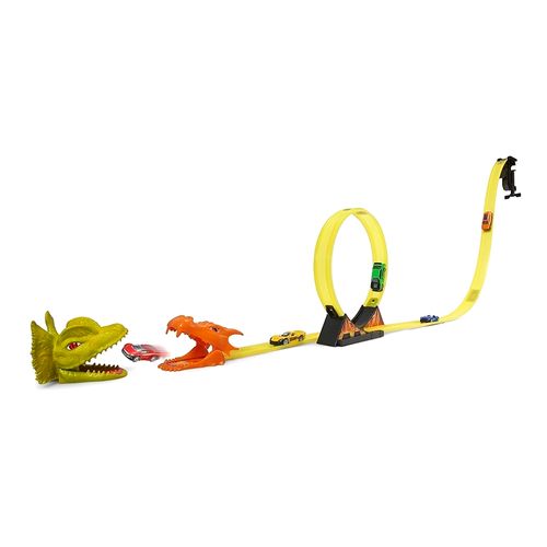 Teamsterz Pista Dino Clash Con 5 Autos