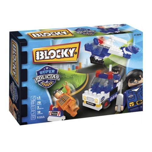 Blocky Policias 70 Piezas