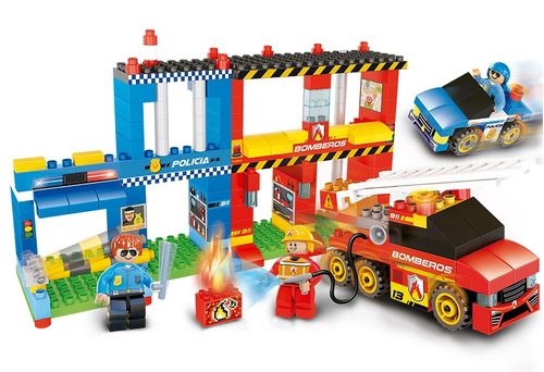 Rasti Policia-Bombero 250 Piezas