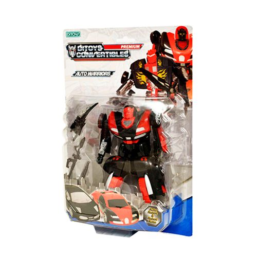 Convertible Auto Warriors Negro Y Rojo