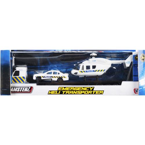 Helicoptero De Emergencia Teamsterz Policia Wabro