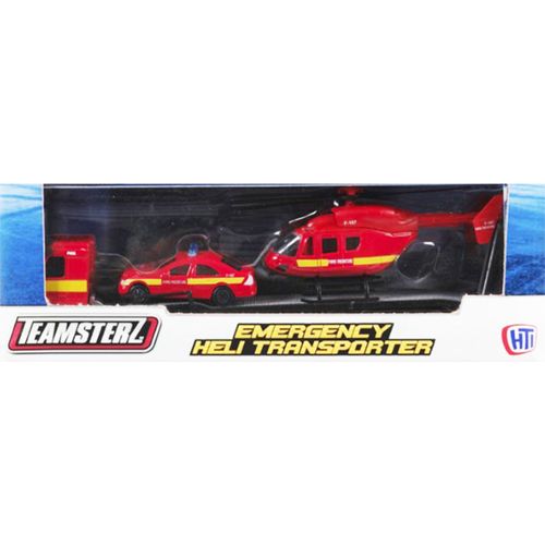 Helicoptero De Emergencia Teamsterz Bomberos Wabro