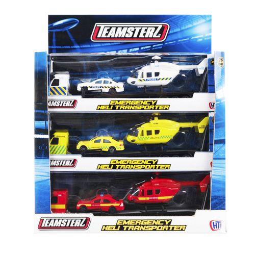 Helicoptero De Emergencia Teamsterz Bomberos Wabro