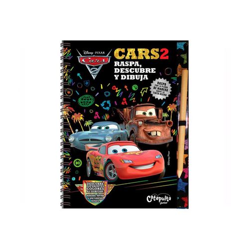 Libro Raspa, Descubre Y Dibuja Cars