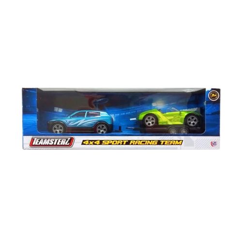 TeamsterZ Equipo De Autos De Carrera 4x4 Azul