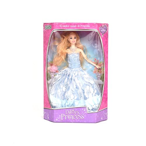 Ditoys Princess Doll Vestido Celeste