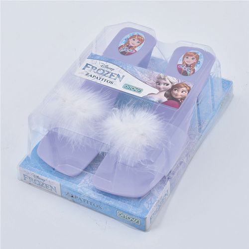 Zapatitos Frozen Disney Original Anna Con Plumas