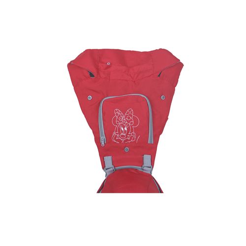 Mochila Porta Bebe Canguro 5 Posiciones Reforzada Disney Original Rojo Minnie