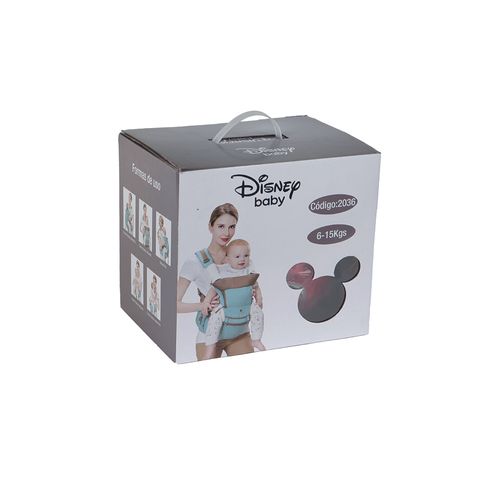 Mochila Porta Bebe Canguro 5 Posiciones Reforzada Disney Original Rojo Minnie