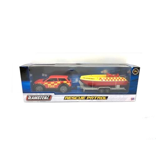 TeamsterZ Patrulla De Rescate Lancha Bombero