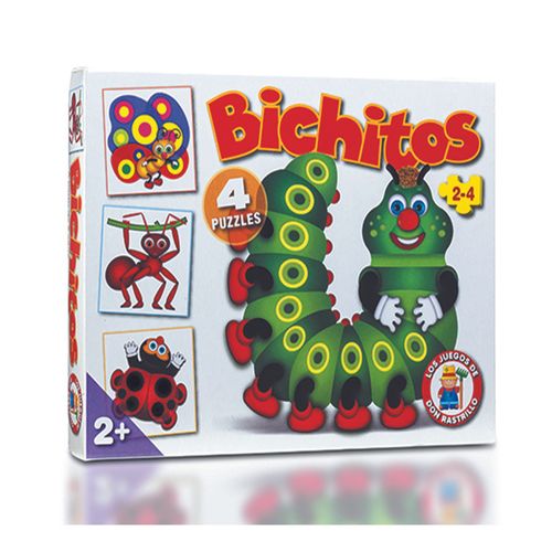 Puzzle Infantil Bichitos Con 4 Puzzles Linea Don Rastrillo Ruibal Original