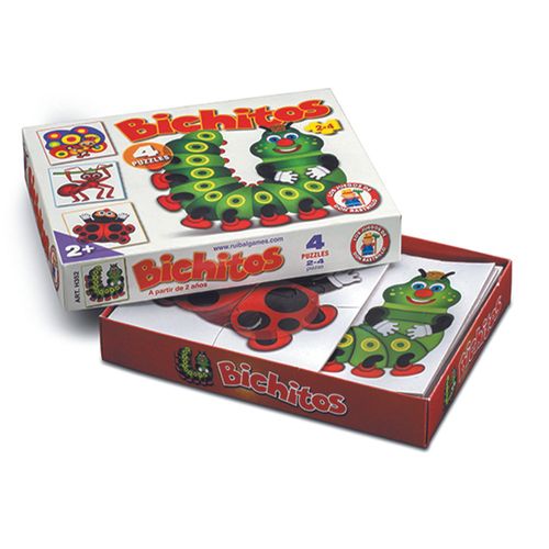Puzzle Infantil Bichitos Con 4 Puzzles Linea Don Rastrillo Ruibal Original