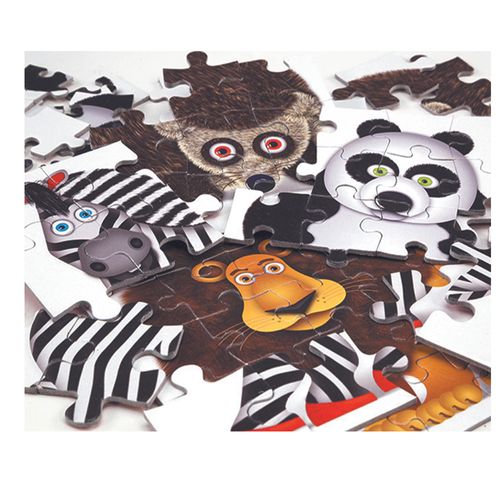Puzzle Infantil Zoologico Con 4 Puzzles Linea Don Rastrillo Ruibal Original