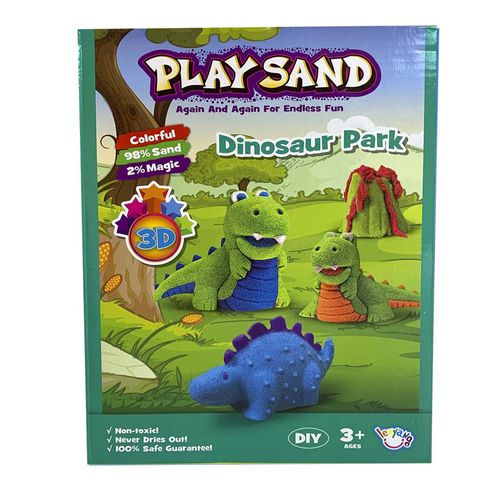 Arena Magica Play Sand Dinosaurios Con Accesorios