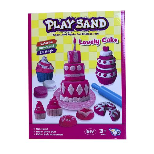 Arena Magica Play Sand Tortas Con Accesorios