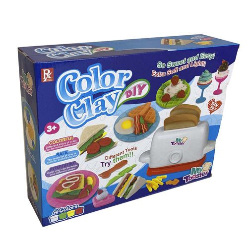 Juego de Masas Color Clay Fabrica De Tostadas