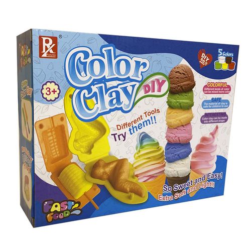 Juego de Masas Color Clay Fabrica De Helados