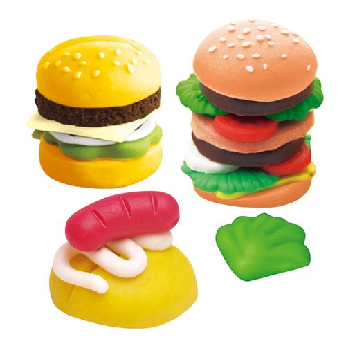 Juego de Masas Color Clay Set De Comida Rapida