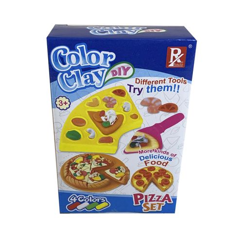 Juego de Masas Color Clay Set De Pizzas
