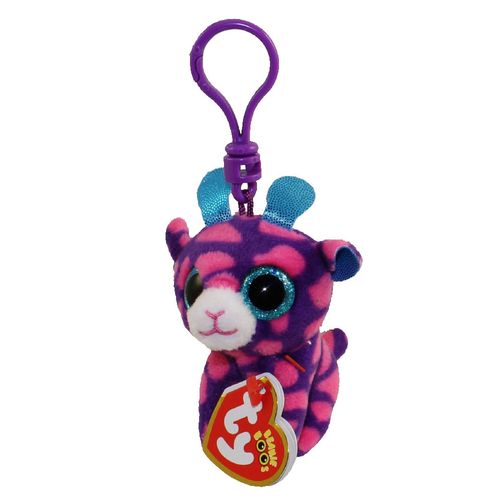 Peluche Ty Jirafa Violeta Sky High Llavero