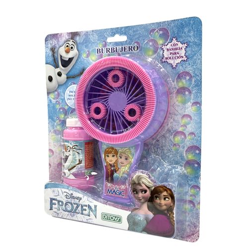Burbujero Frozen Con Bandeja Y Solucion
