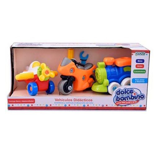 Dolce Bambino Vehiculos Didacticos Moto Naranja
