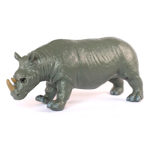 Animales De La Selva Super Grande Soft De Goma Rinoceronte