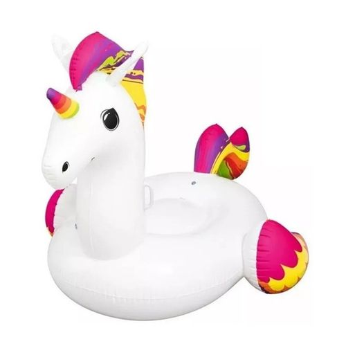 Inflable Unicornio Kawaii 150 x 117 cm con Manijas Reforzadas