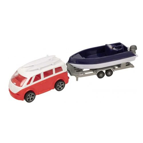 Teamsterz Set Equipo Bote Y Carpevan 28 Cm. Roja
