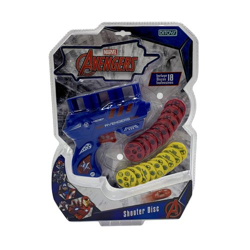 Avengers Pistola Shooter Disc Con 18 Discos