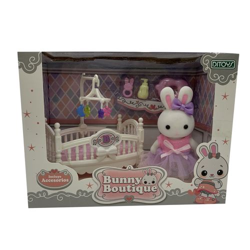 Bunny Boutique Actividades Felices Cuna Con Accesorios