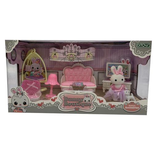 Bunny Boutique Actividades Set Hogar Living Room Con Accesorios