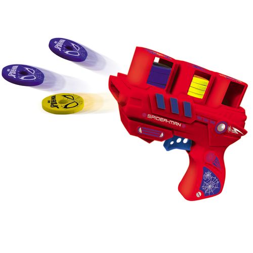 Spiderman Pistola Shotter Disc Con 18 Discos