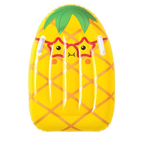 Colchoneta Fruta Anana Inflable Amarilla 84 x 55 Cm