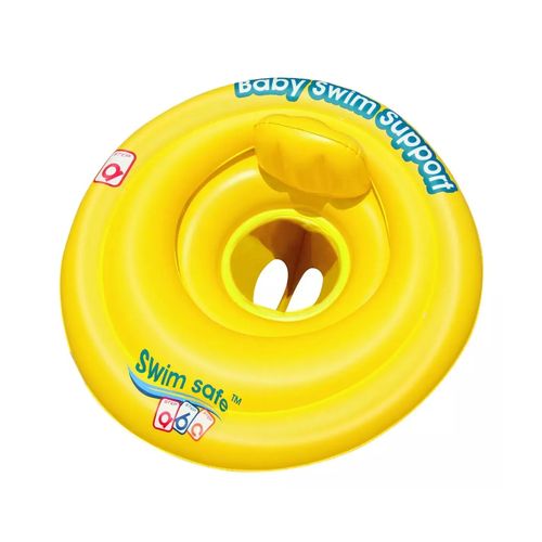Asiento Triple Anillo Inflable Bebe 0 a 1 año  70 Cm Swim Safe