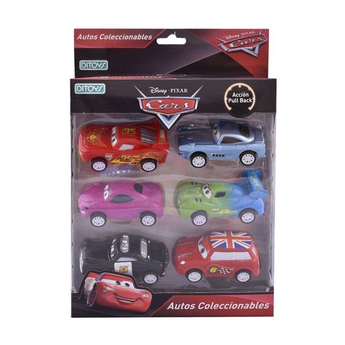 Cars Pull Back X 6 Rayo McQueen