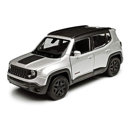 Auto Coleccion Welly Metal Jeep Renegade 1:36 Plateado