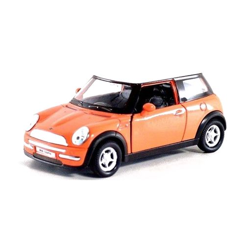 Auto De Coleccion Welly Metal Mini Cooper 1:36 Naranja