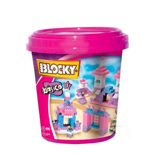 Bloques Ladrillos Blocky Balde Nº3 Nena 210 Piezas
