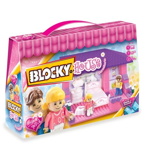 Bloques Ladrillos Blocky House Dormitorio Casa