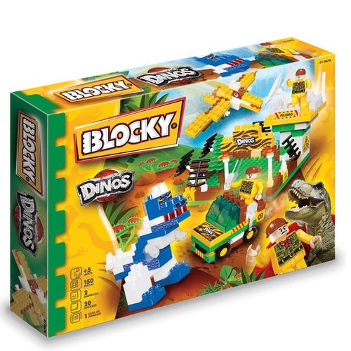 Bloques Ladrillos Blocky Dinosaurios 150 Piezas