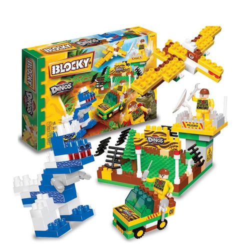 Bloques Ladrillos Blocky Dinosaurios 150 Piezas