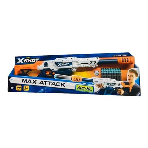 Pistola Lanza Dardos Max Attack X Shot Simil Nerf