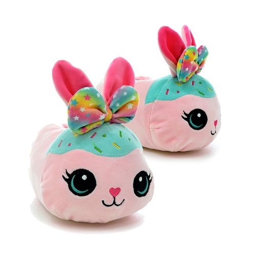 Pantuflas De Peluche Perfumadas Conejito Talle XL