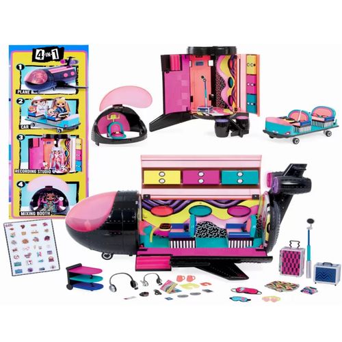 Playset Lol Surprise OMG Remix Avión Con Accesorios