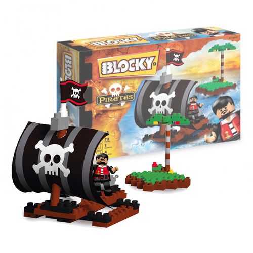 Blocky Balsa Pirata New Edition 78 Piezas